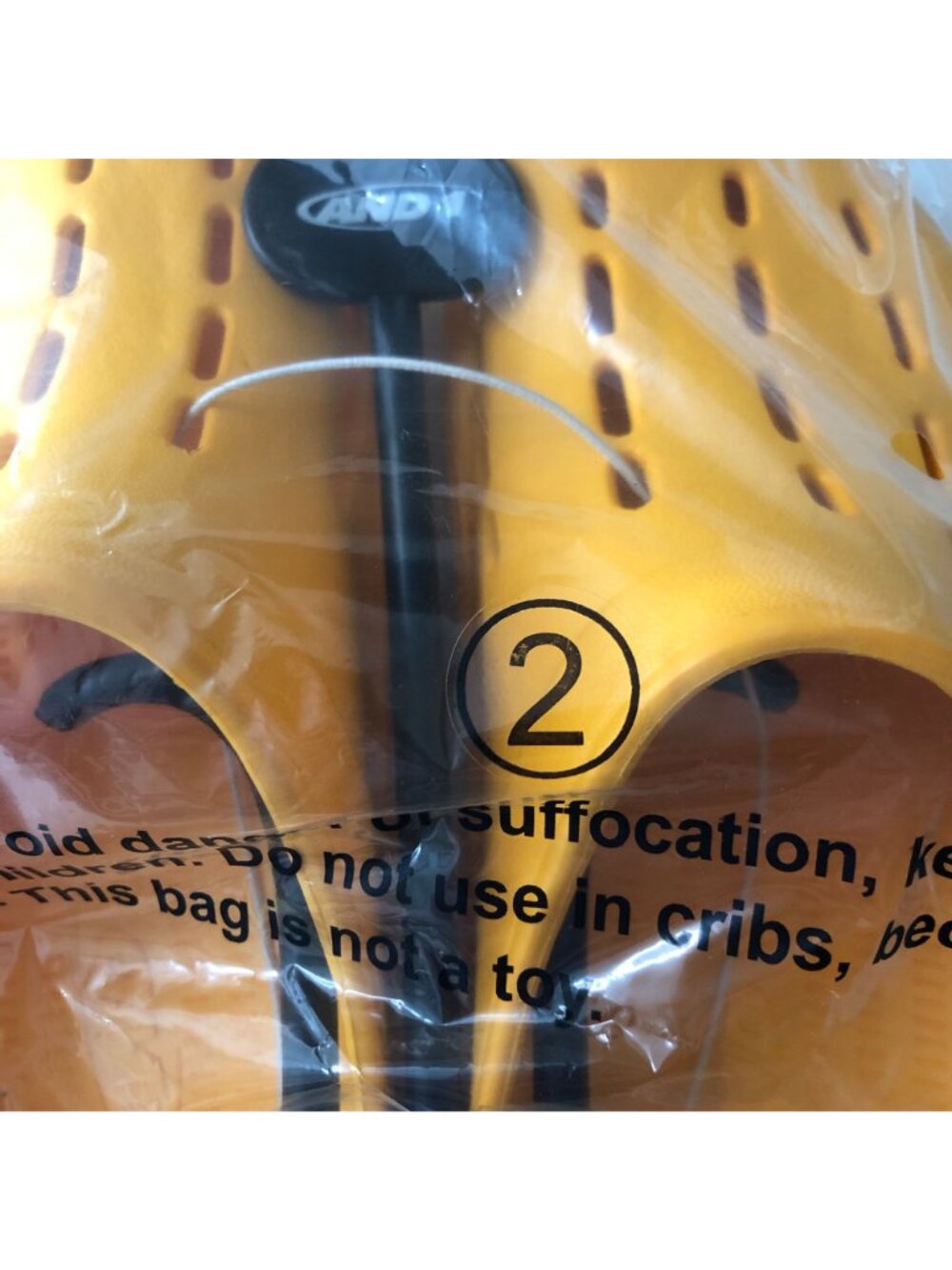 And1 Kids Bodega Clogs Rubber Yellow 2 - Picture 5 of 5